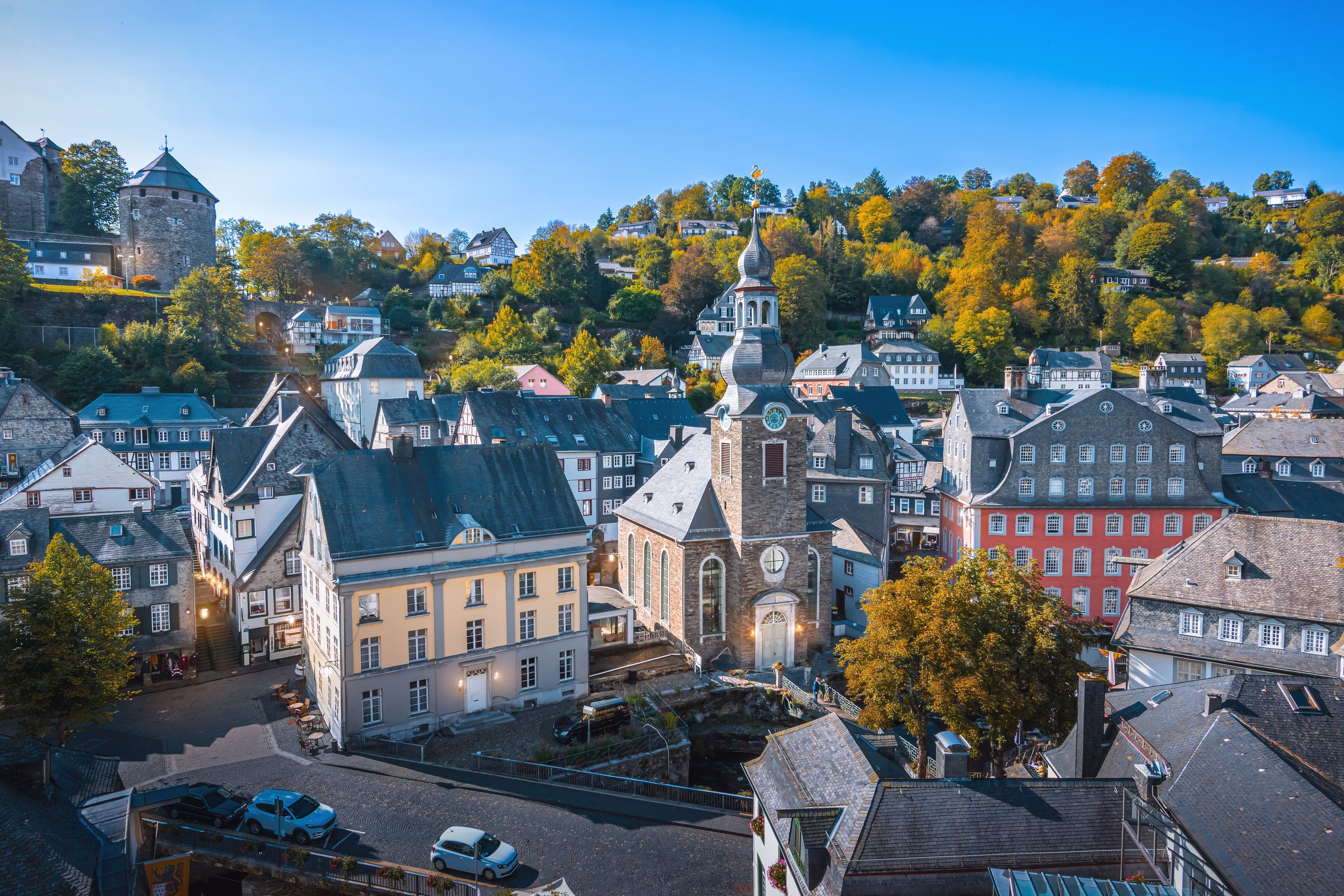 Monschau in der Eifel.
