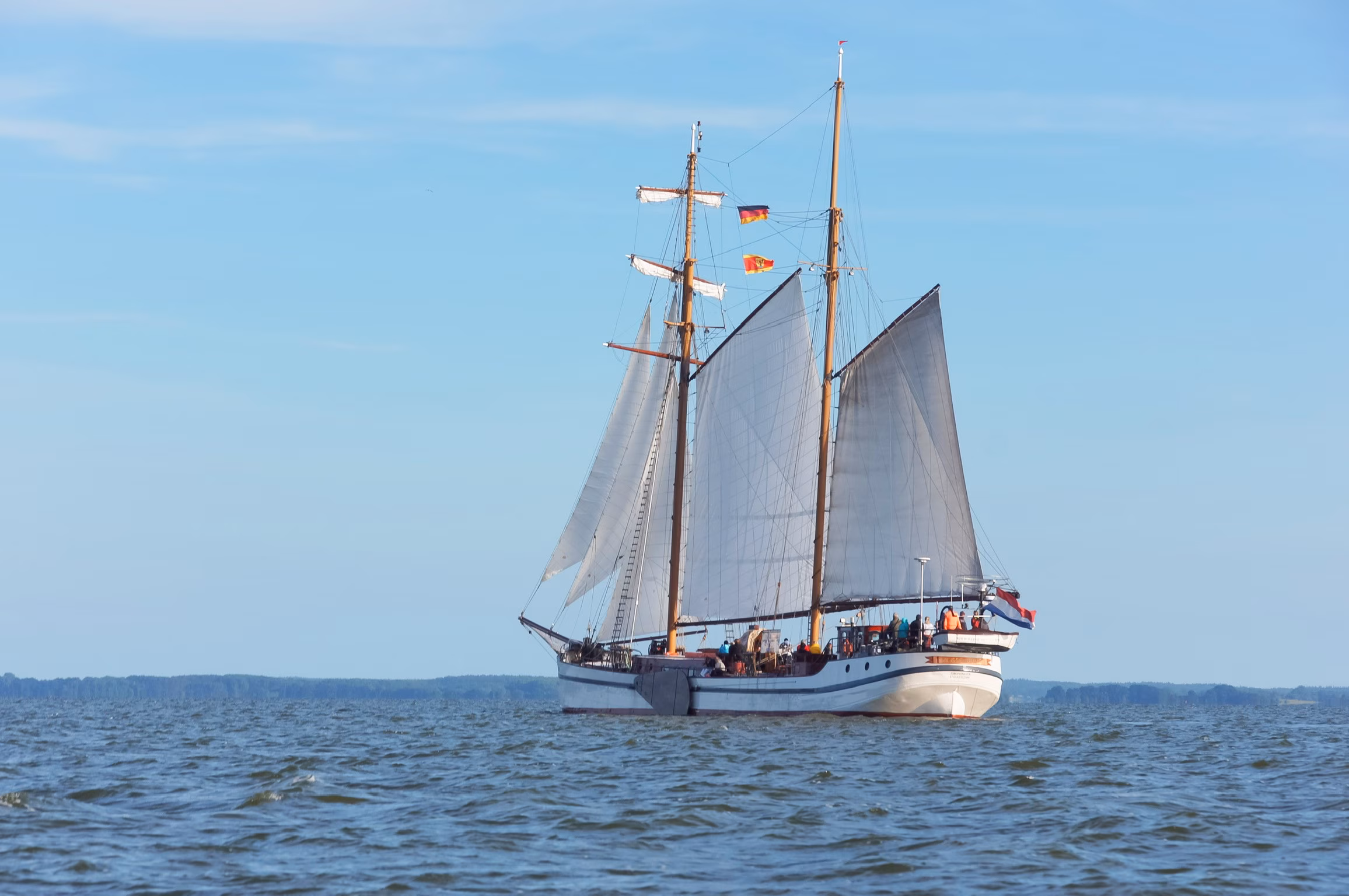 Segelschiff „Weisse Düne“ auf der Ostsee