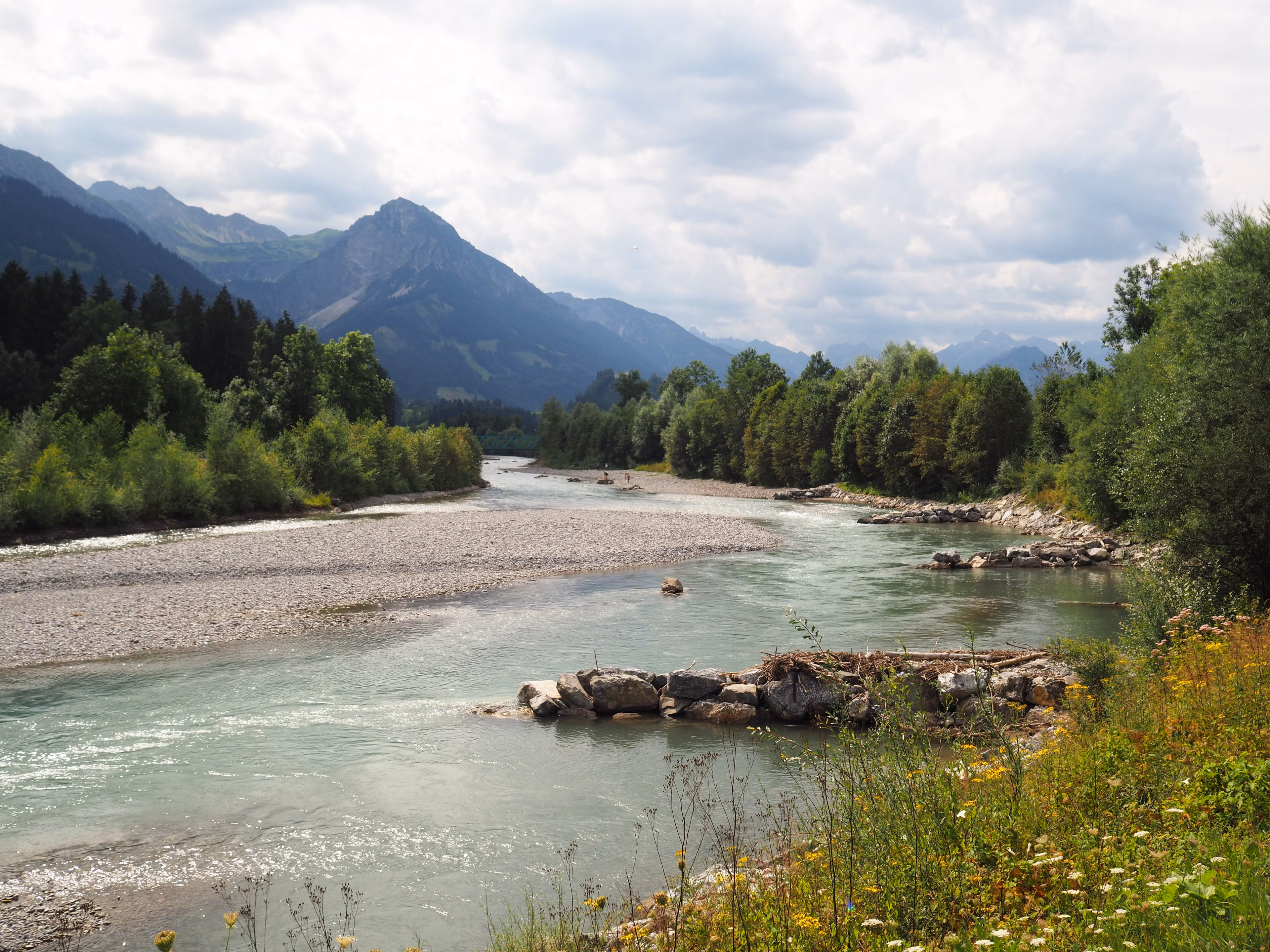 Canadier-Rafting im Allgäu