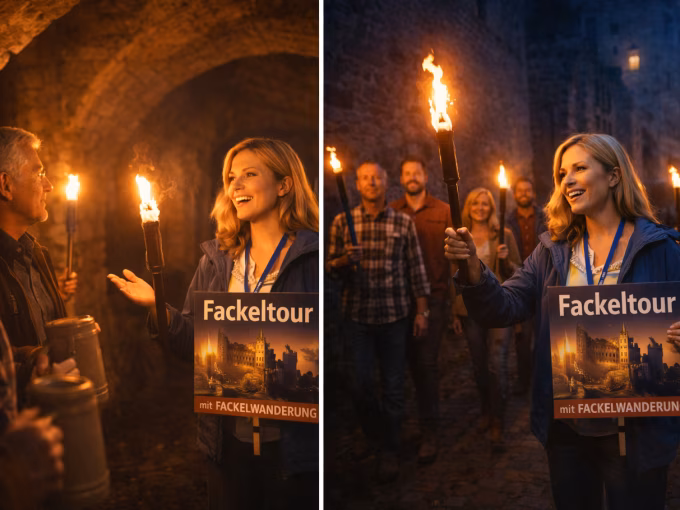 München: Fackeltour & Wine Tasting im Ritterkeller