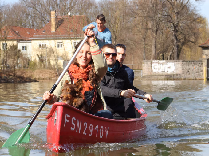 3er Canadier ausleihen - 8 Stunden  