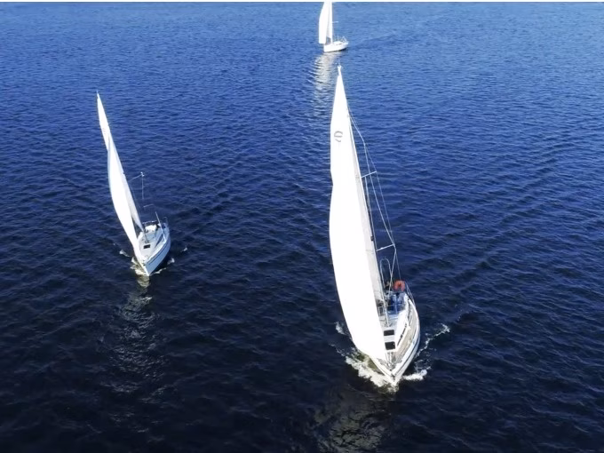 Glühwein-Segeln auf dem Wannsee in Berlin