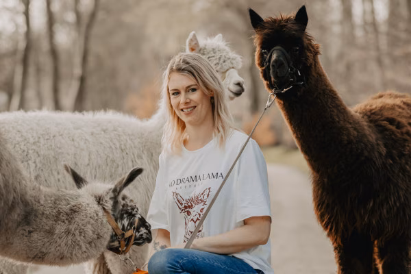 2-stündige Alpaka-Wanderung in der Eifel