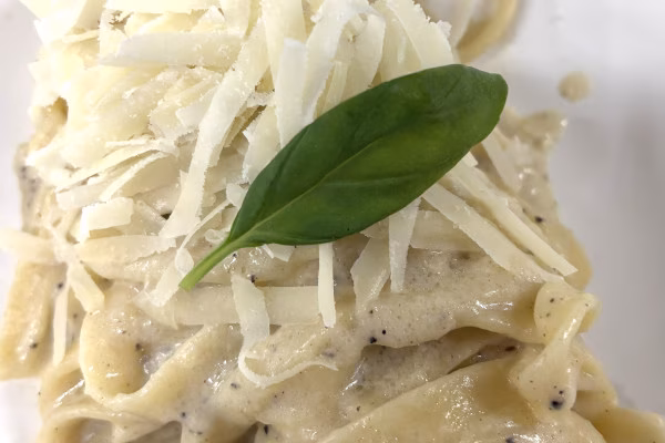 getrüffelte hausgemachte Pasta