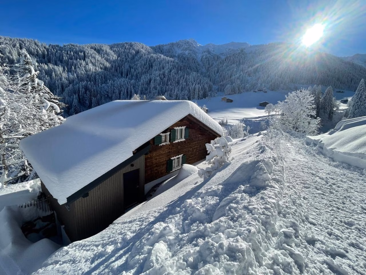 Chalet mit 2 Schlafzimmern