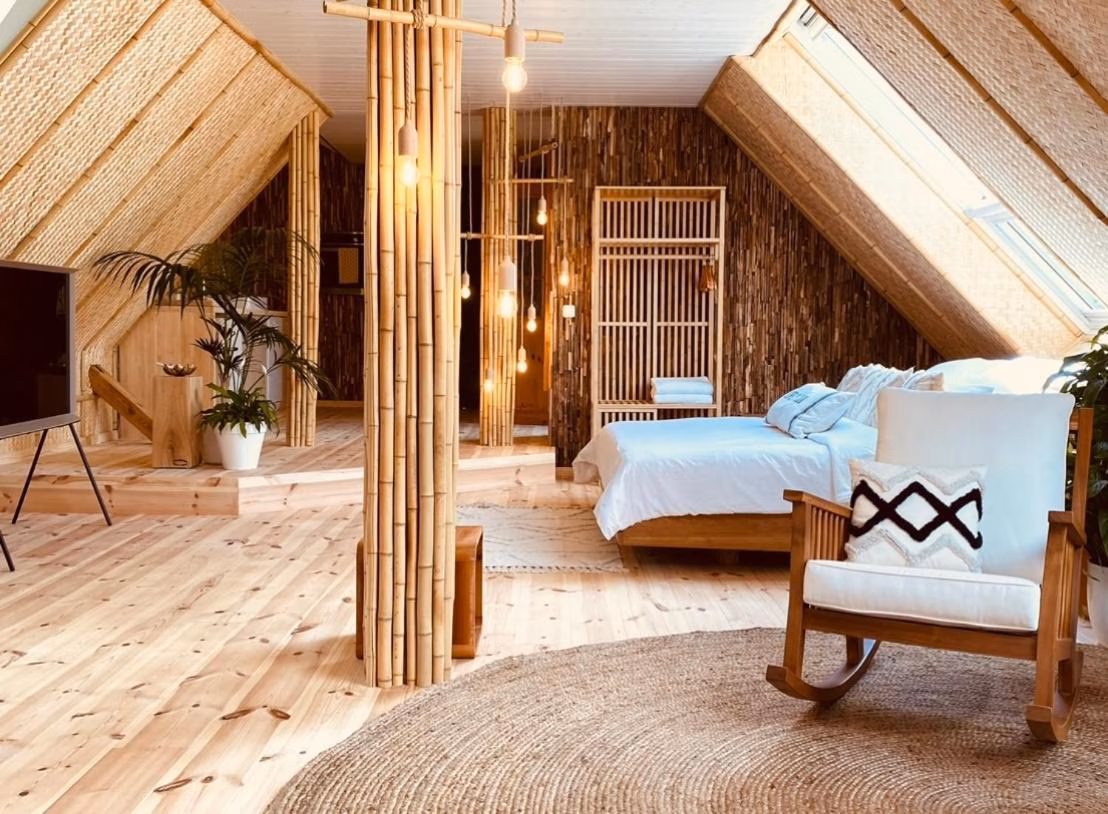 Zimmer mit Queensize-Bett