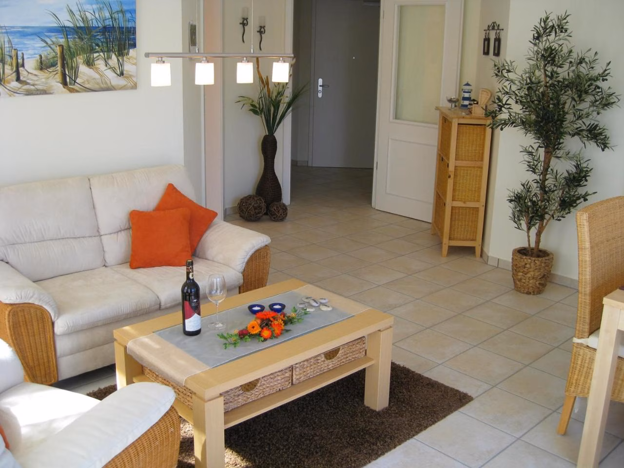 Apartment mit Balkon