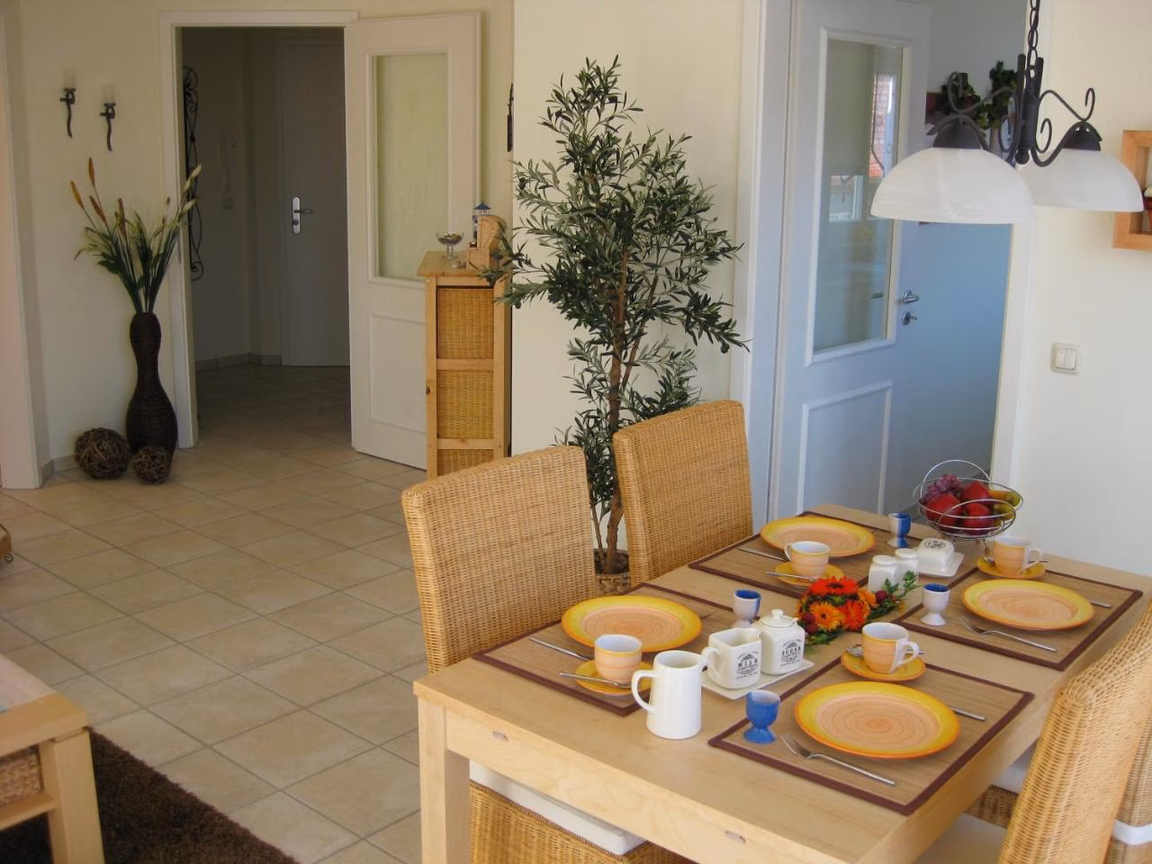 Apartment mit Balkon