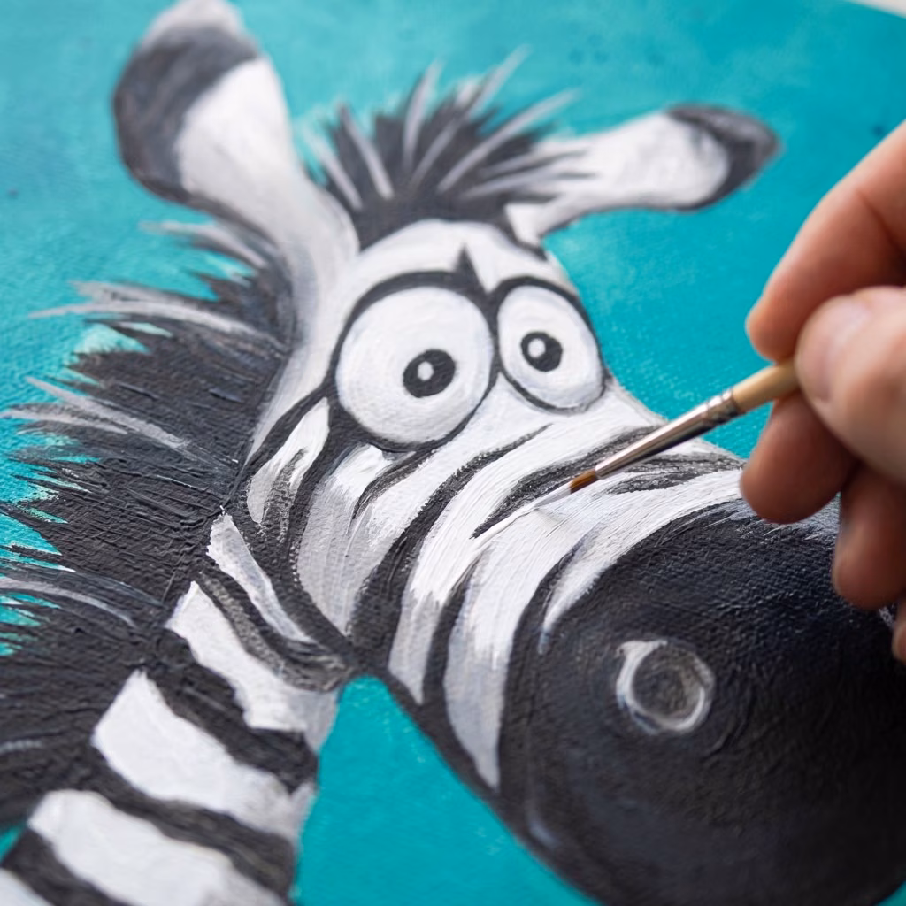 ArtNight Kids: Zebra - Ellin Original Greek