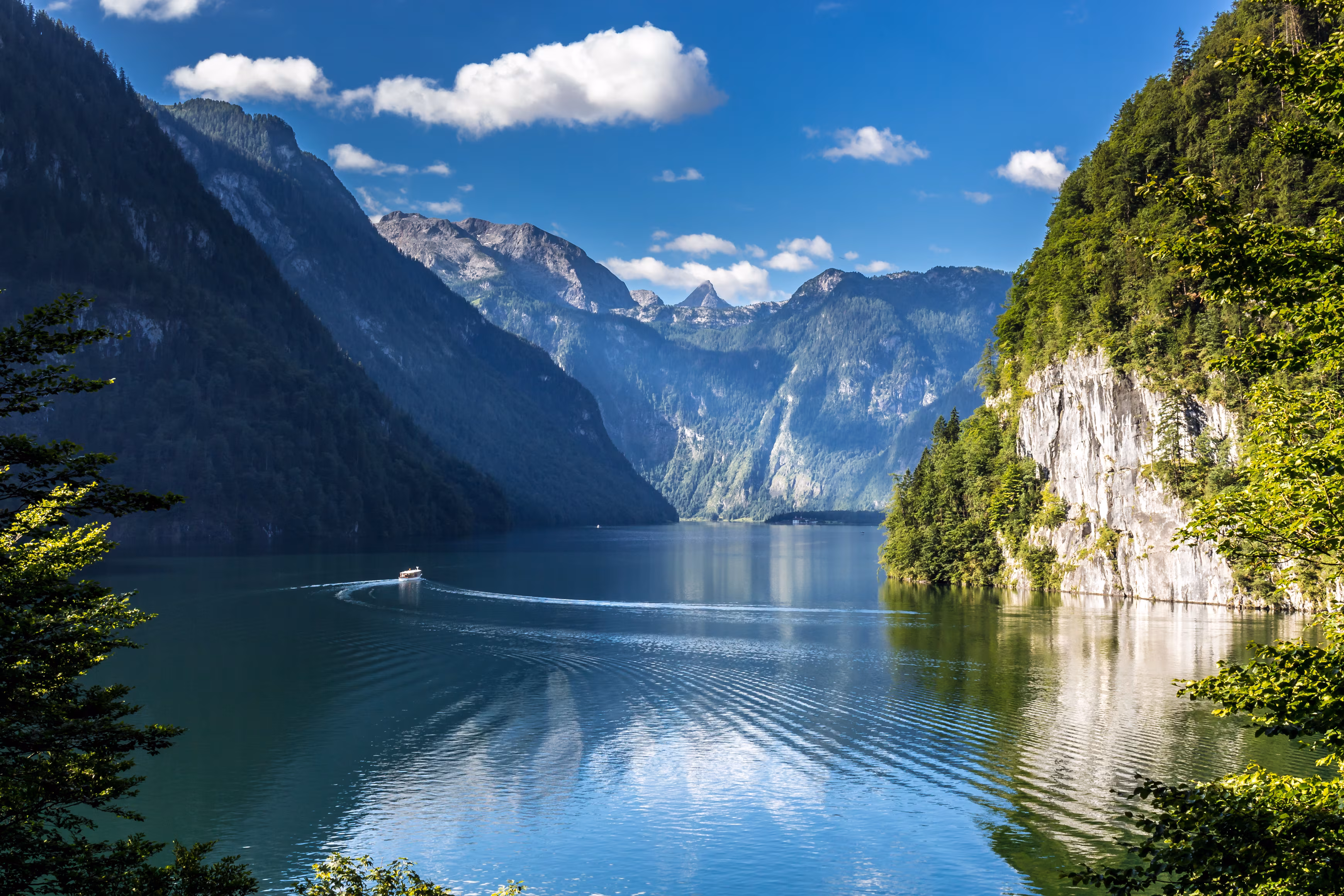 Oberbayern See im Nationalpark Berchtesgaden