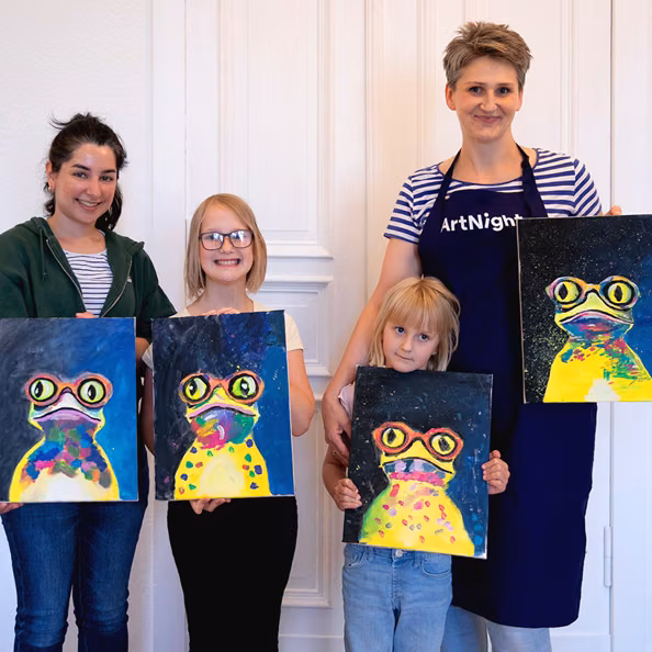 ArtNight Kids: Herr Frosch - Kreativwerkstatt Baumann (Jockgrim, nicht direkt in Karlsruhe!)