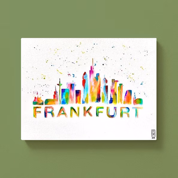 Skyline Frankfurt - Hotel Rödelheimer Hof - Am Wasserturm