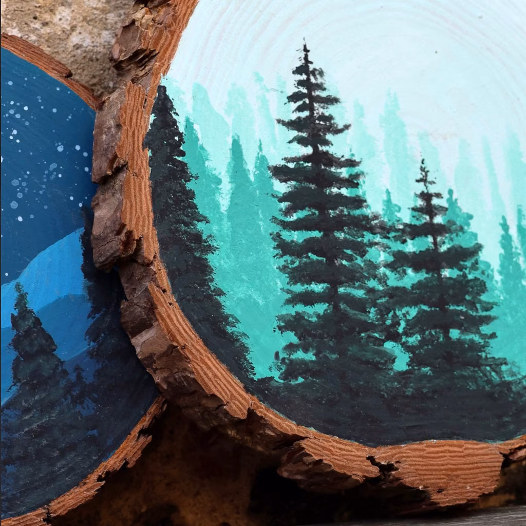 The Art of Wood Painting: Waldmoment - LÖZIUS Bistronomie