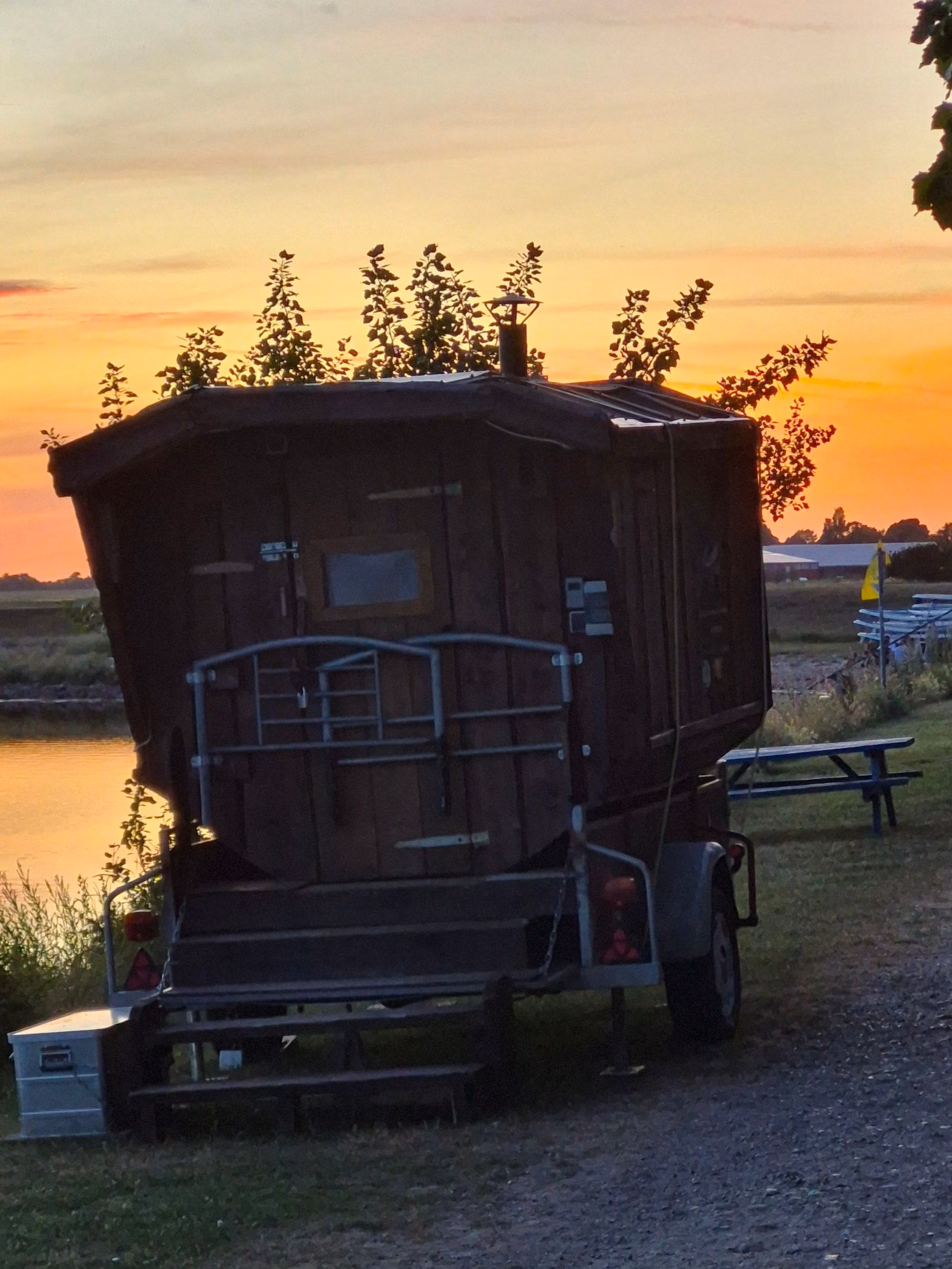 Entspanne in der mobilen Sauna auf Fehmarn