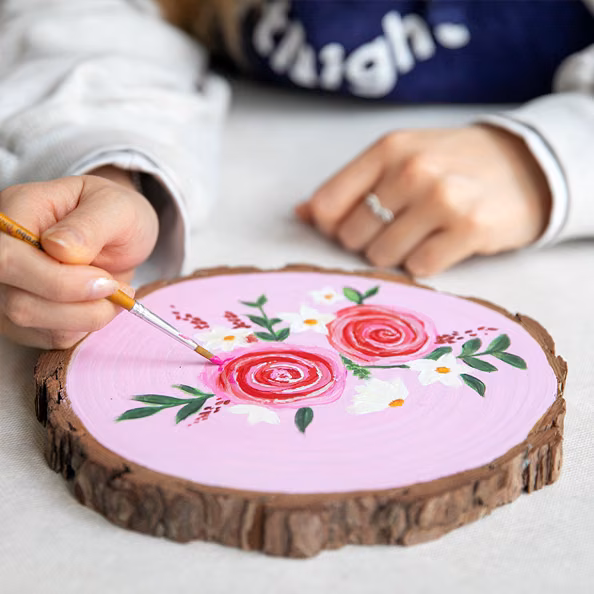 The Art of Wood Painting: Flowers - Zweigleisig