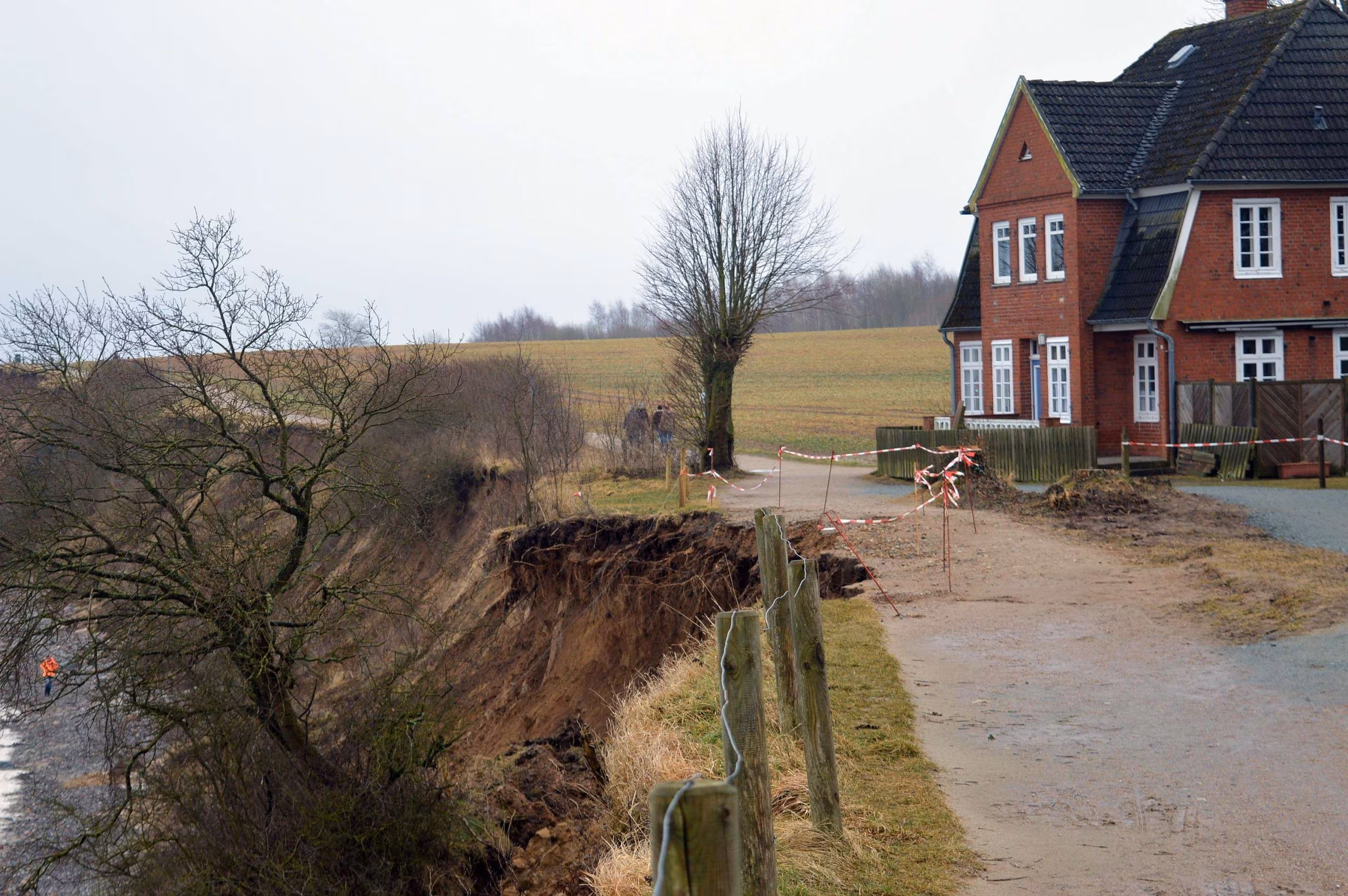 Abbruchkante der Steilküste am Jugendhaus Seeblick