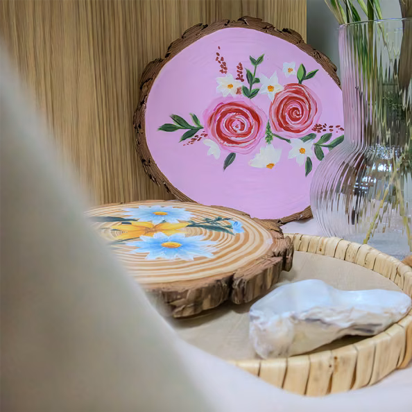 The Art of Wood Painting: Flowers - Zweigleisig