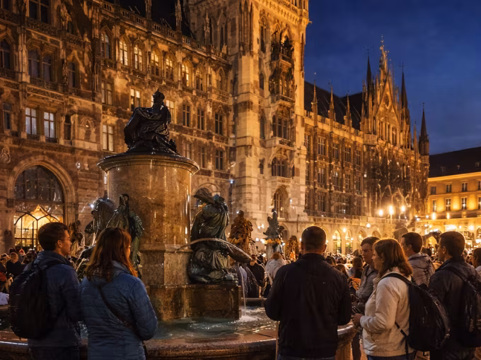 Business Fackeltour München: Erlebnis-Stadtführung durch die Altstadt bis zur Isar 20-30P