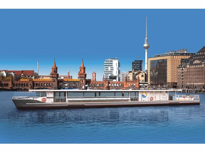 Berliner Highlight Tour mit Solarschiff | Abfahrt Märkisches Ufer 
