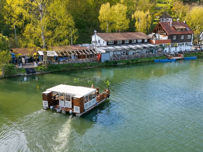 Exklusive Floßboote "Flipper & Fischle" 