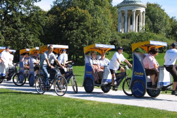 E-Rikscha-Taxi Abholservice