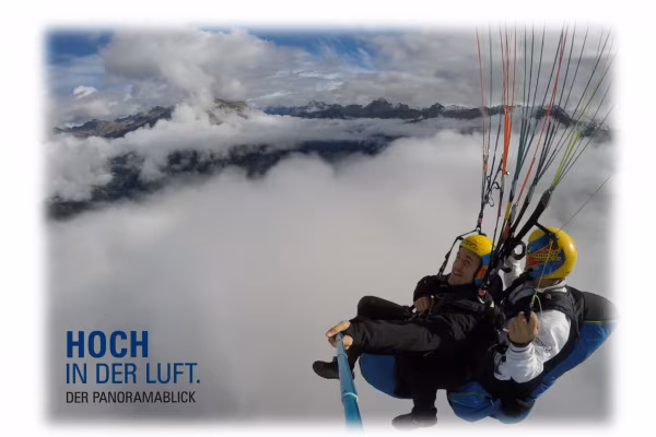 Gleitschirm Tandemfliegen im Montafon. Schruns,Hochjoch, Gaschurn Nova Stoba, St.Gallenkirch Sonnenbahn