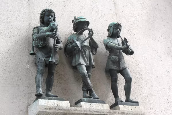 Musikanten spielen auf