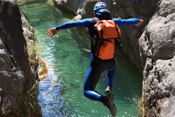 Strubklamm Sprung