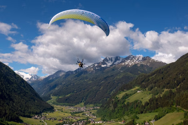 Blick Stubaier Gletscher