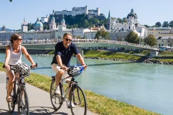 Salzburg mit Salzach