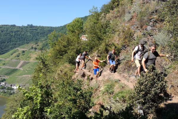 Weinberg Klettersteig an der Mosel