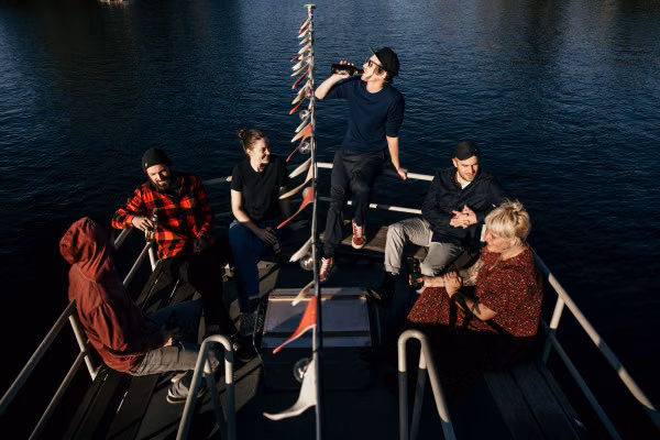 Sonnendeck am Heck