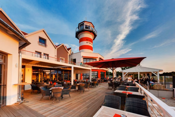 Terrasse im Leuchtturm