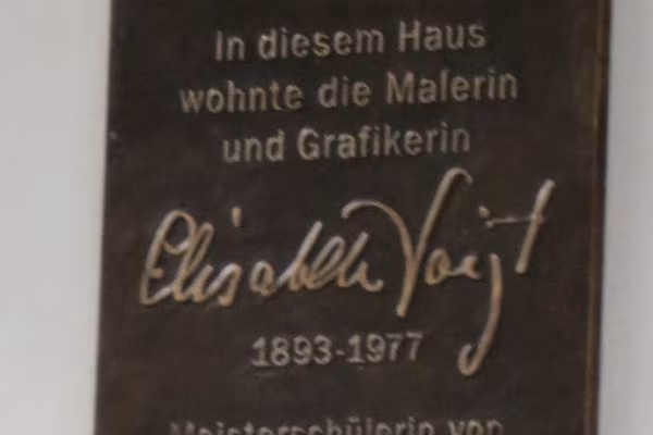 Elisabeth Voigt wirkte als Malerin in Schleußig.