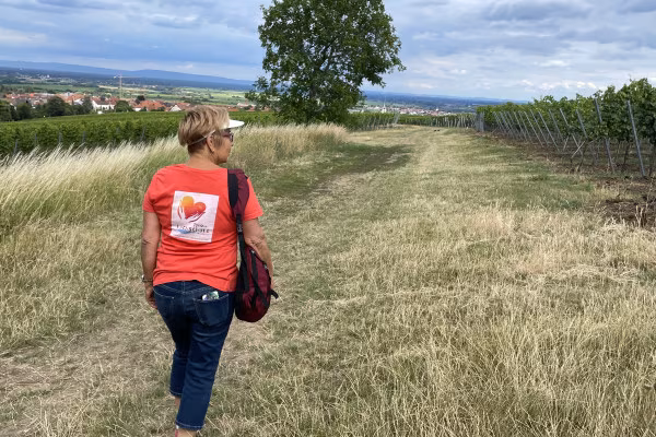 Lachwanderung: Lachen in den Weinbergen