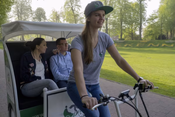 Rikscha-Fahrt durch Münster: Parks, Gärten & Natur