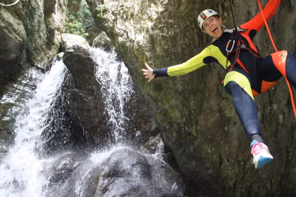 Canyoning Vajo dell'Orsa in Brentino am Etschtal