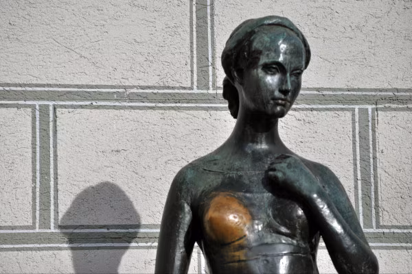 Julia am Münchner Marienplatz