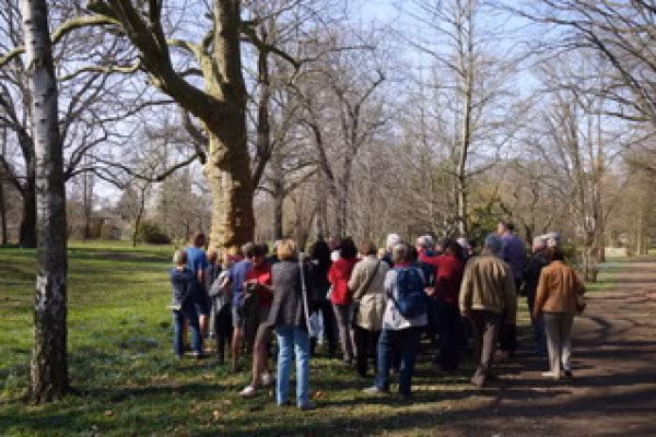 Die Geschichten & Gesichte des  Mühlparks finden reges Interesse.