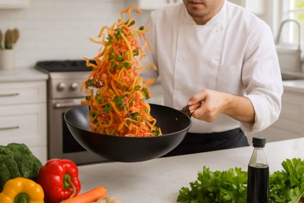 Wok Workshop in der Kulinarische-Werkstatt