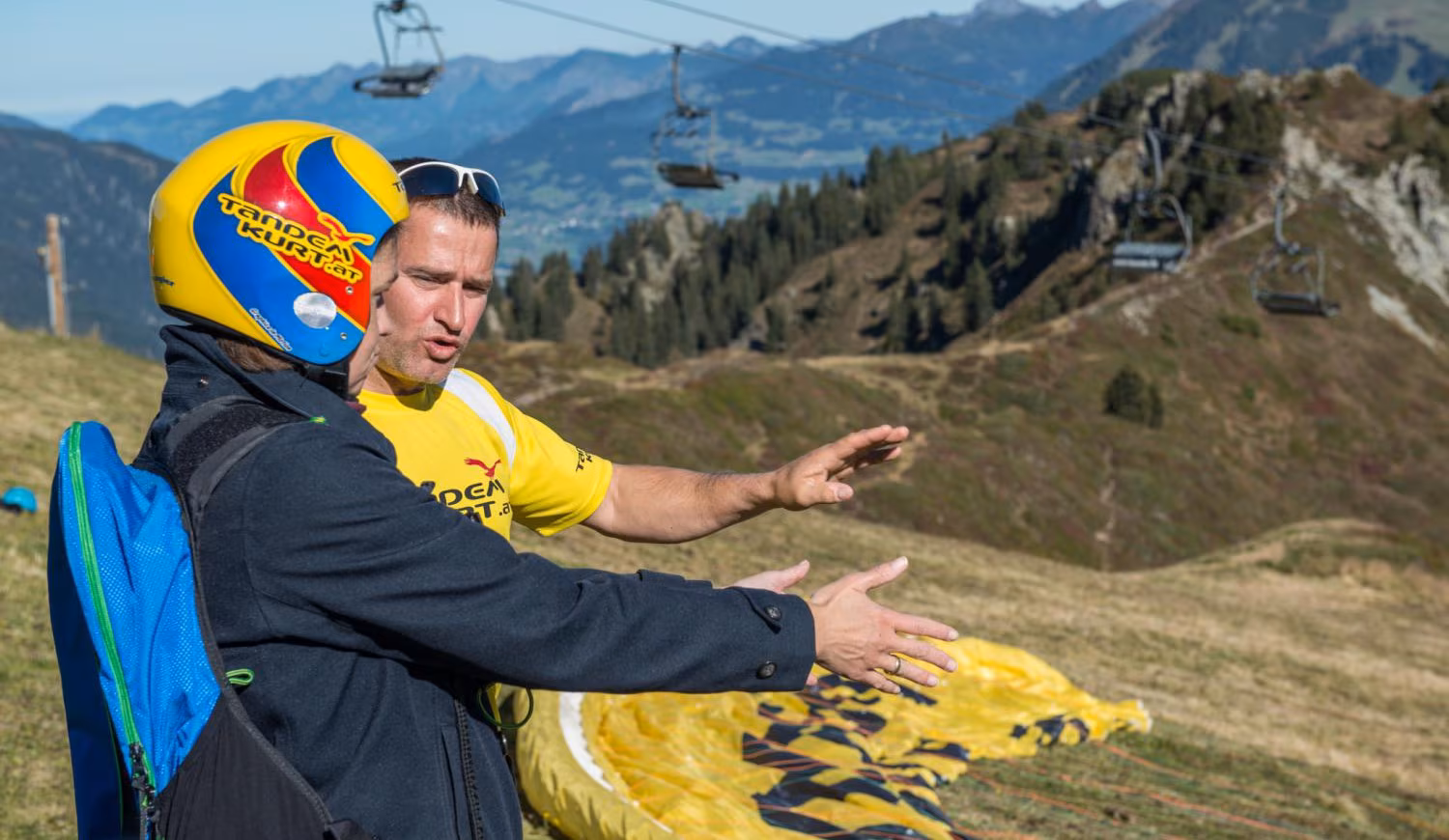 Gleitschirm-Tandemflug im Montafon