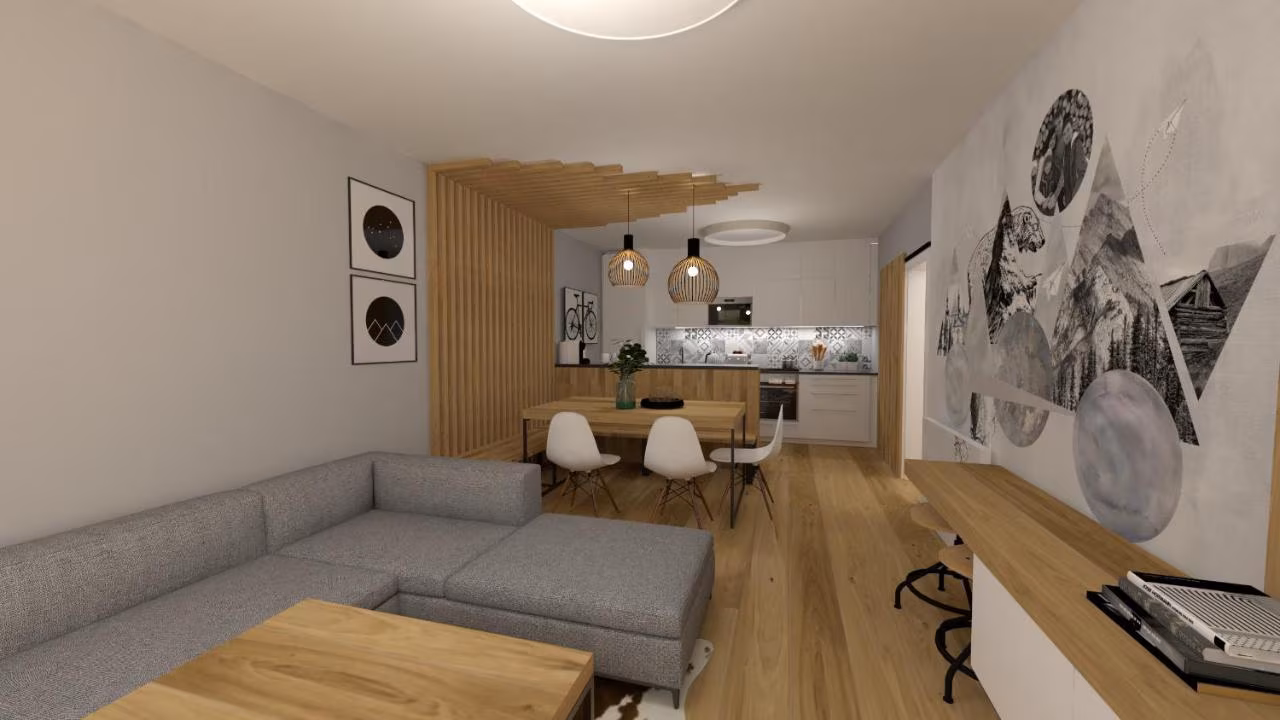 Apartment mit Blick auf die Berge