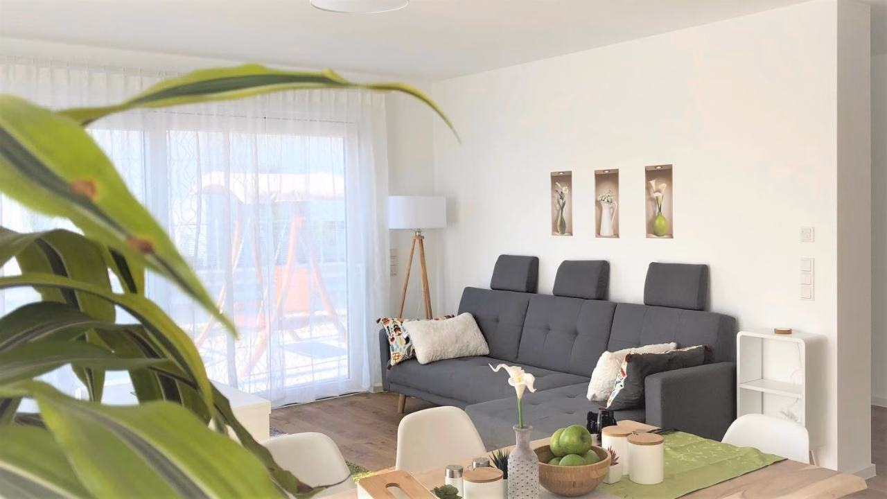 Apartment mit Terrasse und Whirlpool