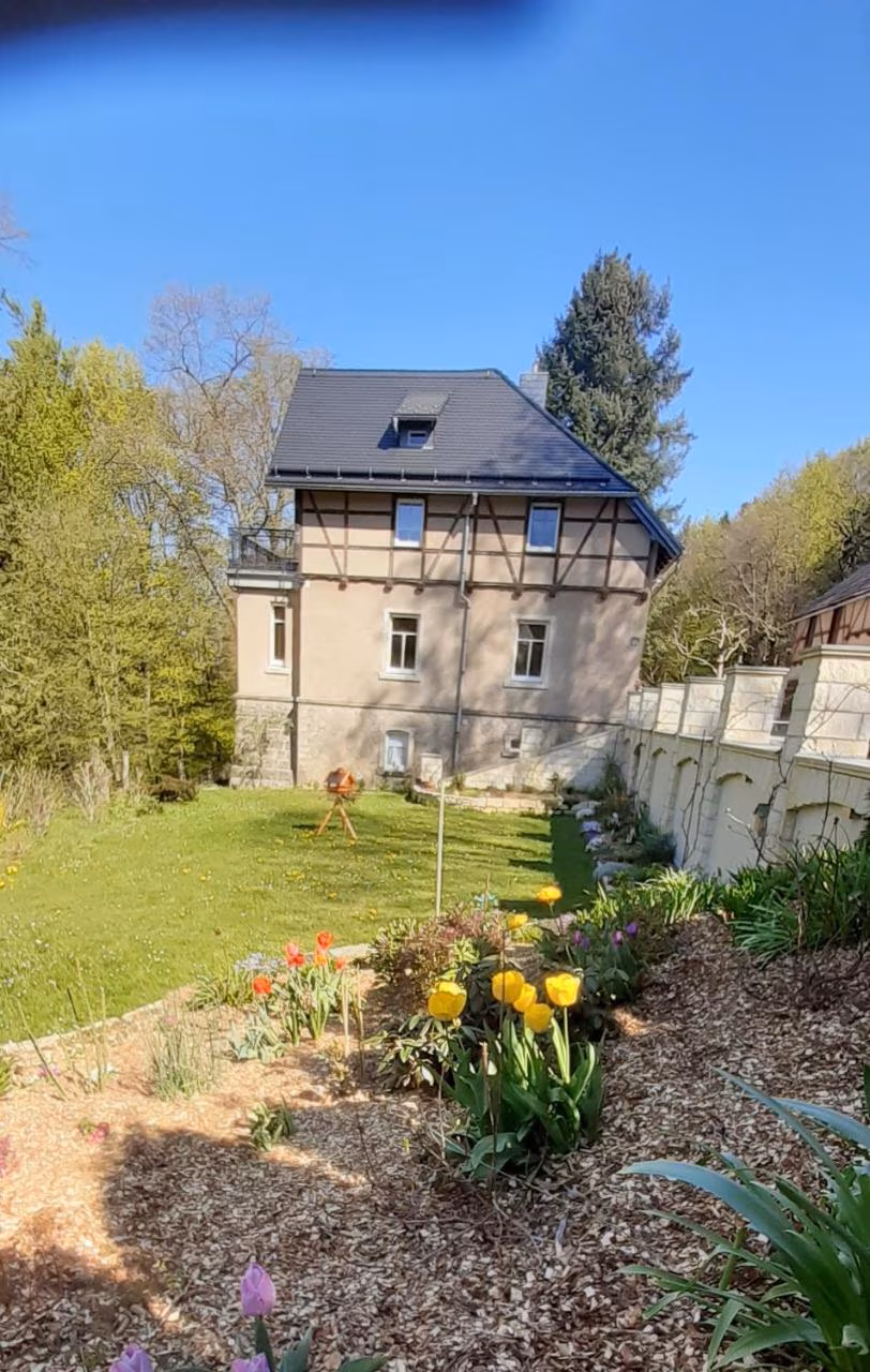 Apartment mit Gartenblick