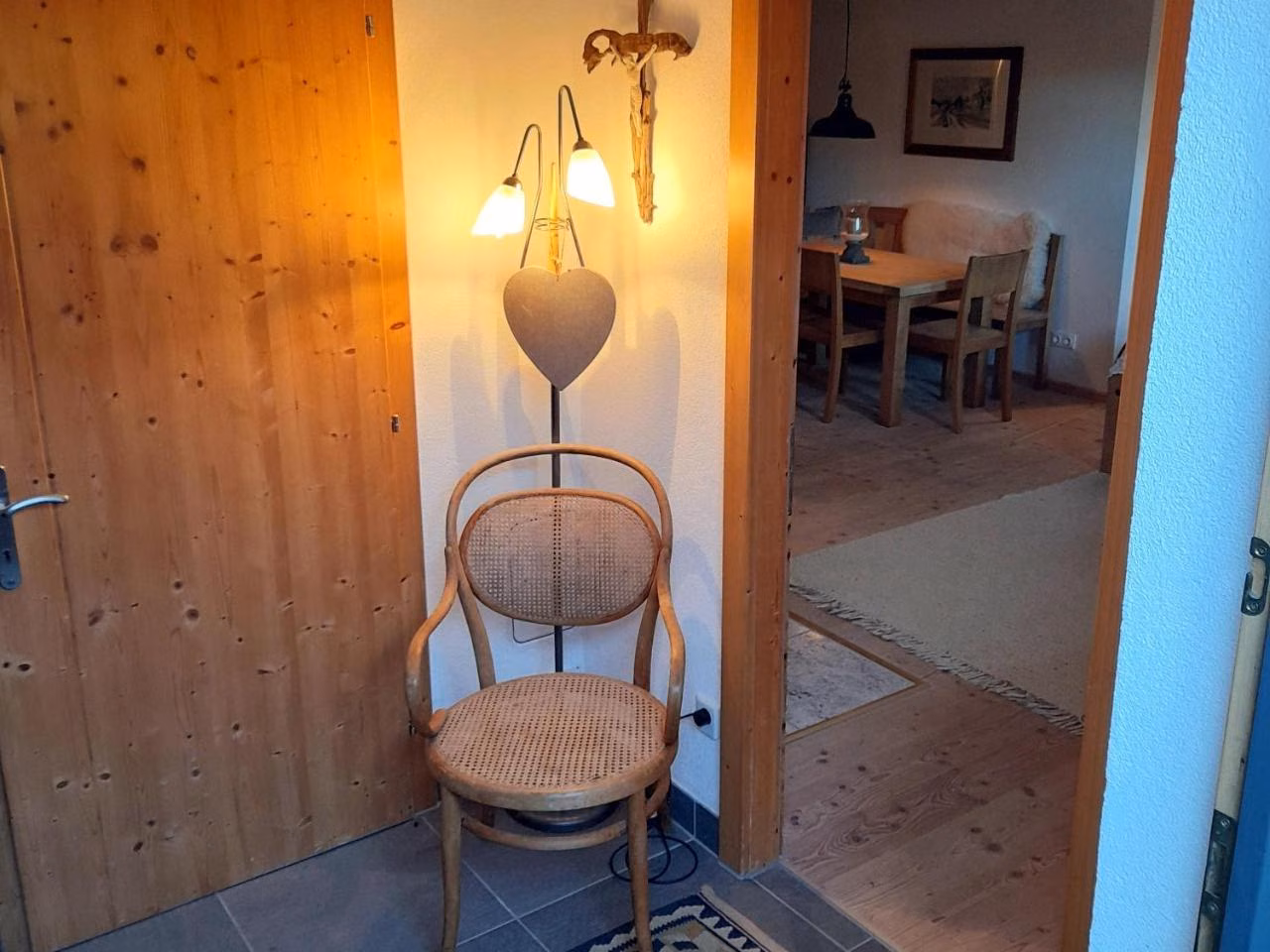 Apartment mit 1 Schlafzimmer und Dusche