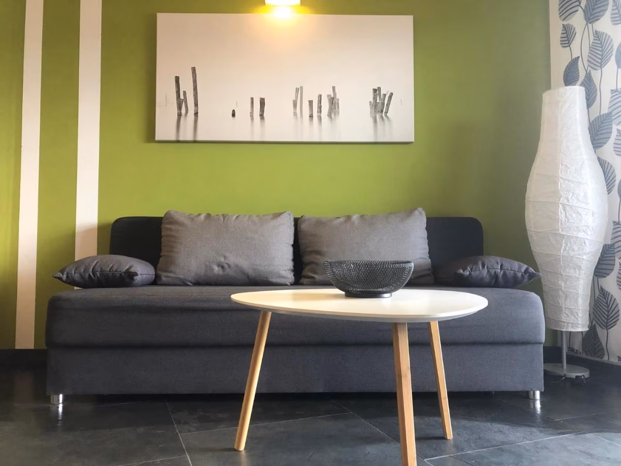 Apartment mit Gartenblick