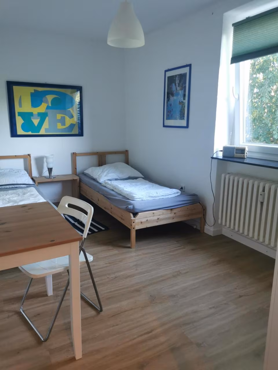 Apartment mit Gartenblick