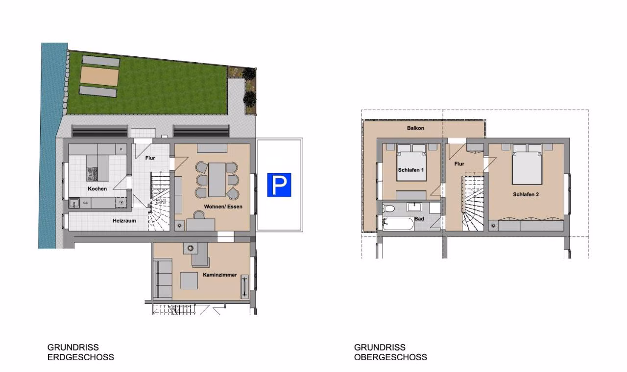 Apartment mit 2 Schlafzimmern