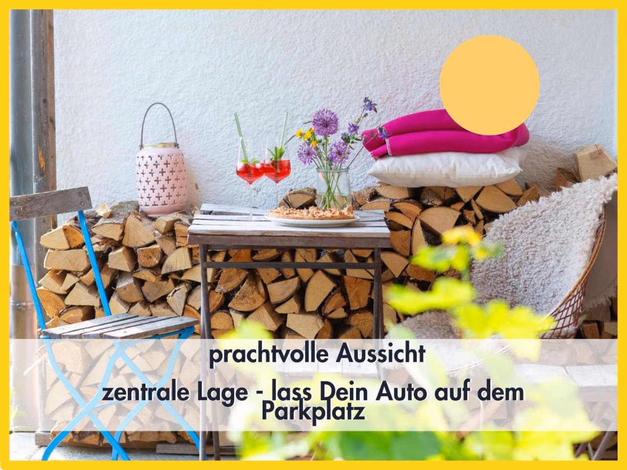 Doppelzimmer mit Bergblick