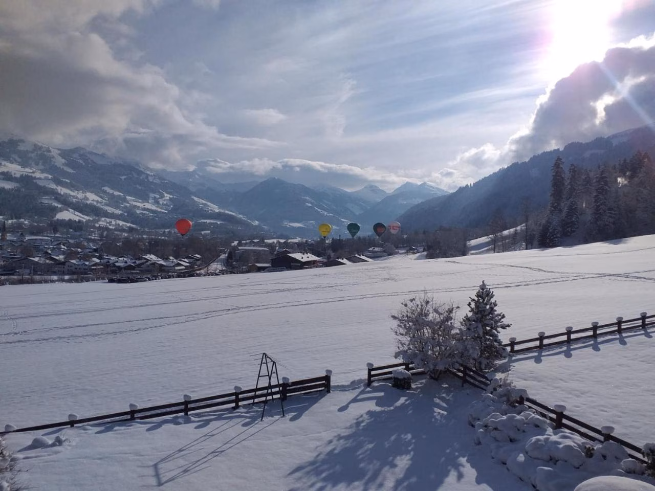 Apartment mit Blick auf die Berge